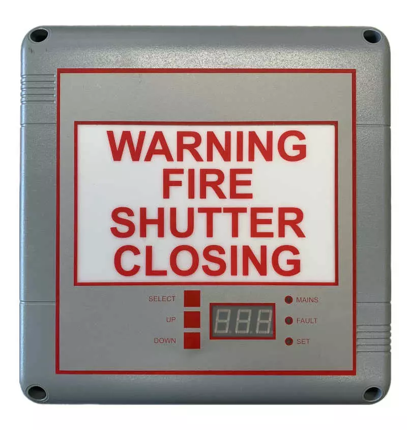 Optional Door Interface Panel for Fire Shutter