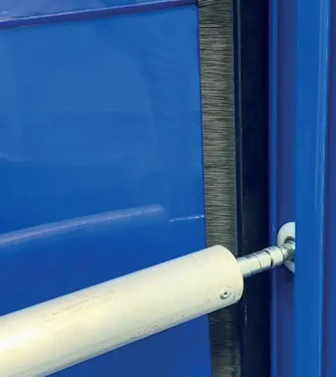 Safedrive motor unit for industrial roller shutters