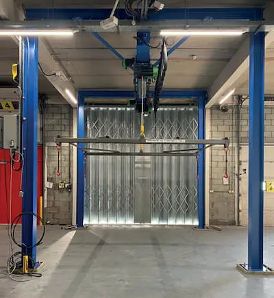 Safedrive motor unit for industrial roller shutters