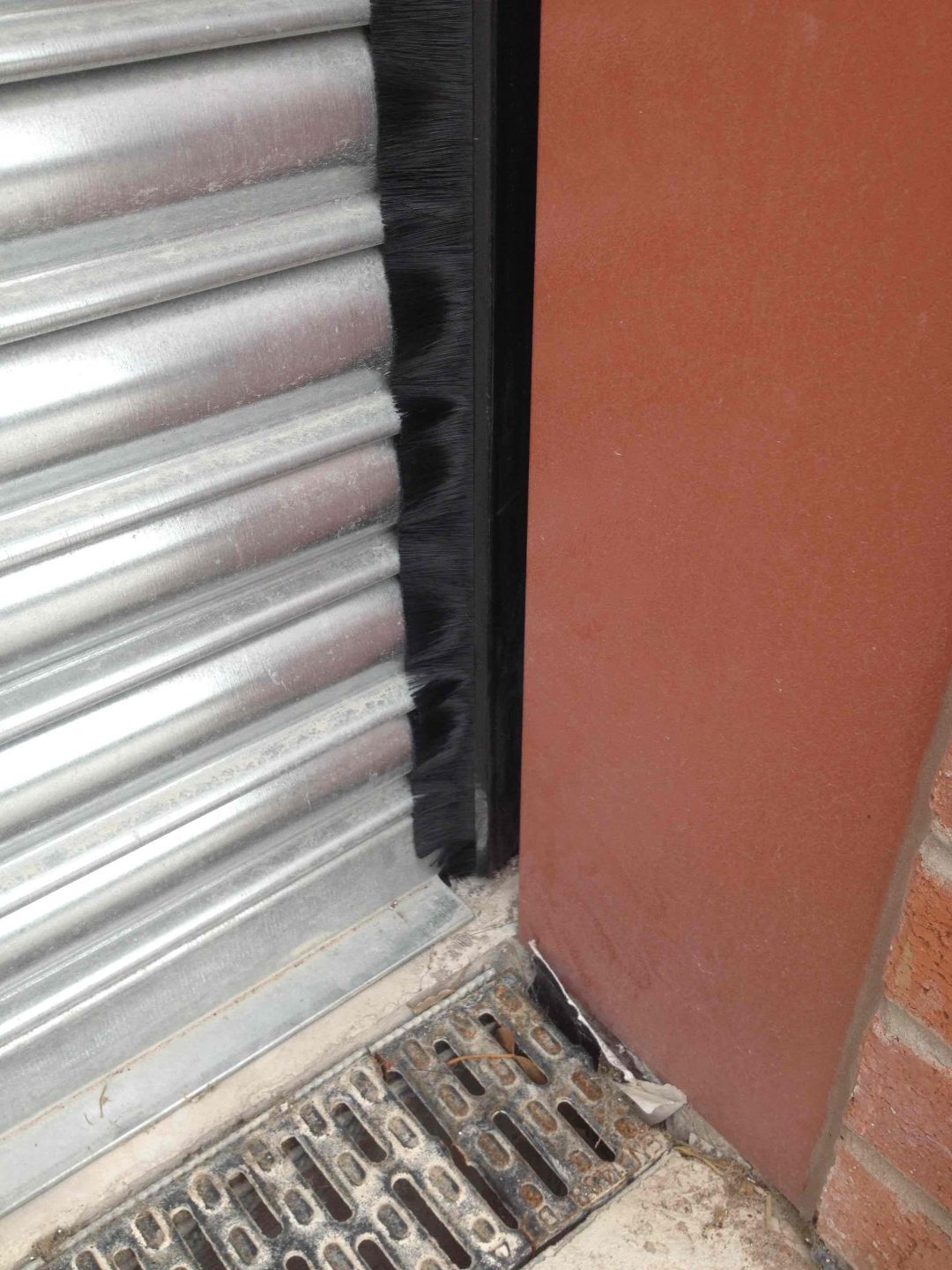 Brush Strip on Roller Shutter Alliance Doors