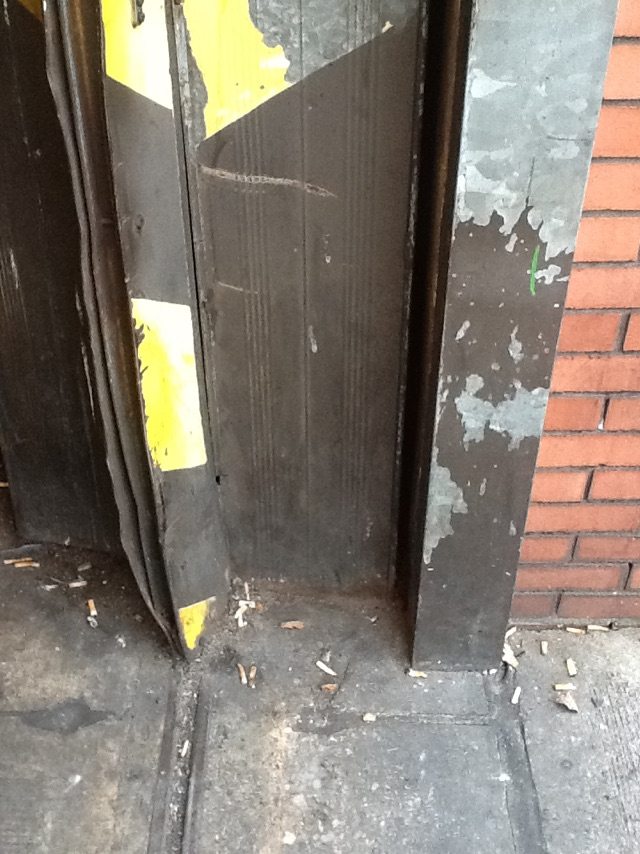 Industrial Door Repairs Required with Bent Panels