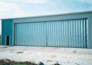 Large Industrial Folding Shutters