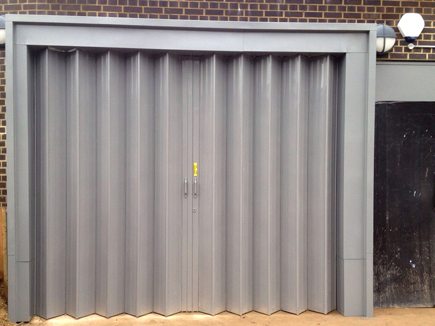 Industrial Folding Shutters by Alliance Doors