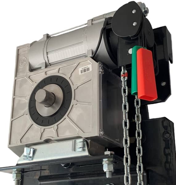 Powered Motor with anti-fail device for Insulated Roller Shutter by Alliance Doors