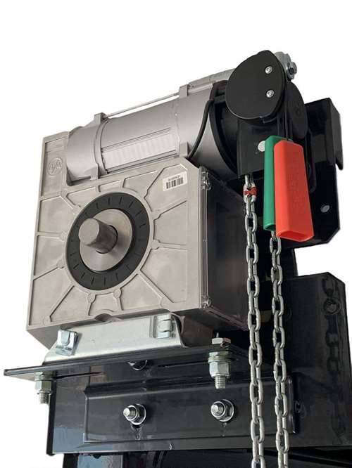 Safedrive motor unit for industrial roller shutters
