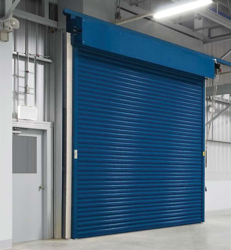 Industrial Roller Shutter in Blue  - S11DD by Alliance Doors