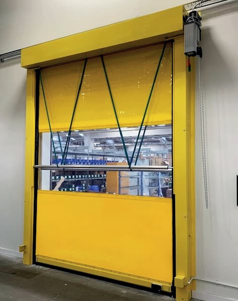 A full-width vision section provides optimal light transference.